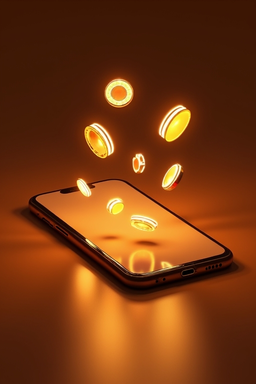 Κινητό με το Spinline app